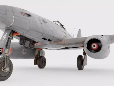 Messerschmitt Me 262 1943-1945  3D model