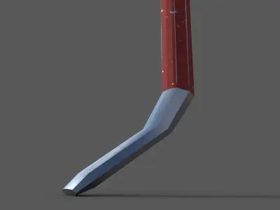 Half Life Crowbar Low-poly 3D model
