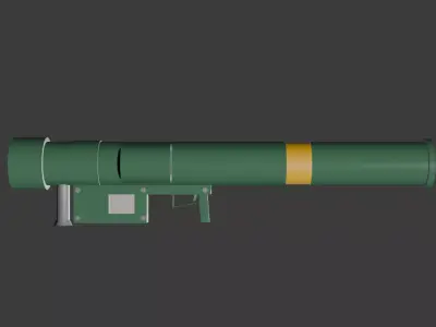 Stinger Launcher Low-poly 3D model