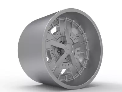 FOOSE GUSSET WHEEL 3D PRINT MODEL  3D print model