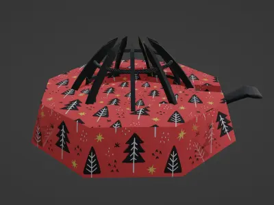 Christmas tree stand 3D model