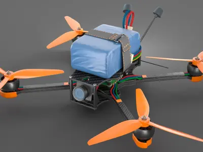 FPV Drone PBR 3D model