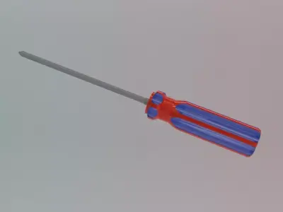 3D Model of Phillips Screwdriver Design and more Formats free Free 3D model