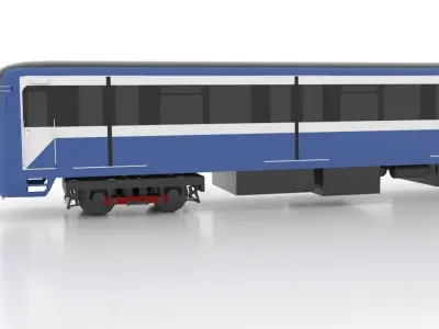Subway Train 81-7021 2nd Generation  Low 3D Model Pack