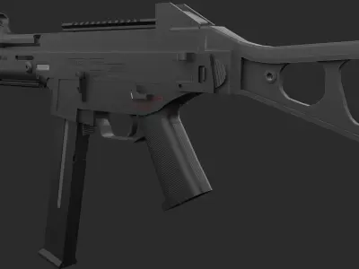 HK UMP - Game Ready Low-poly 3D model