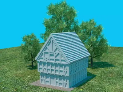 Fachwerkhaus 3 and 3S -  Free 3D model