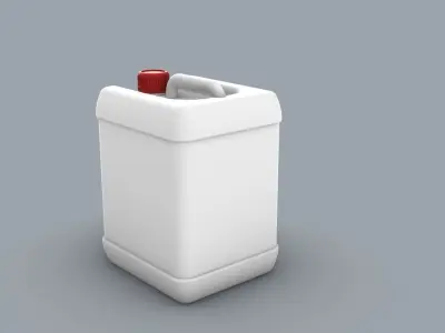 Chemical Liquid Container Low-poly 3D model