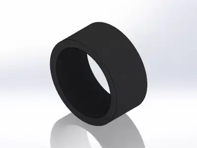 Grinding Wheel 11pol x 9pol x 5pol - Rebolo 11pol x 9pol x 5pol 3D model