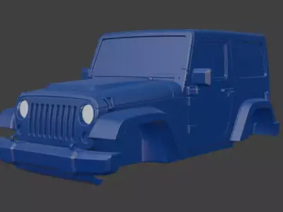 Jeep upper body 3D model