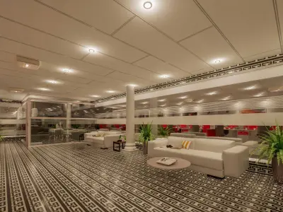 Office Interiors Low-poly 3D model