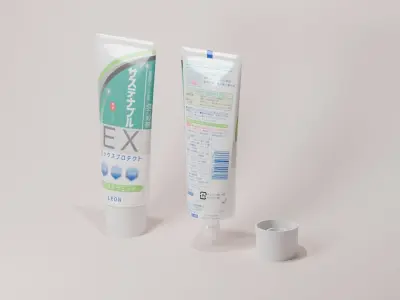 Japanese Toothpaste Product Free low-poly 3D model