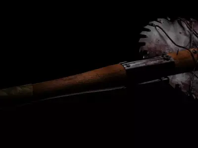 Nail Bat 3D model