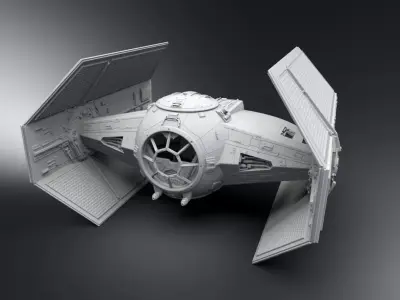 Tie  Advanced Scale model 3D print model