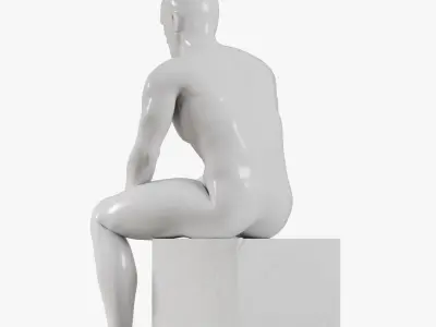  Male mannequin pose 8 PBR 