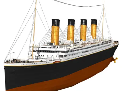 RMS Titanic 3D model