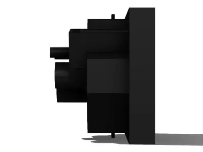 Inserto de Tomada Weidmuller IE FCI PWB CH Socket Insert 3D model