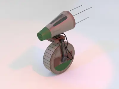 D-O Droid Star wars The Rise of Skywalker 3D model
