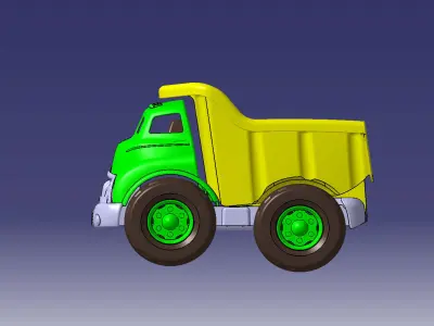Truck toy 3D print model