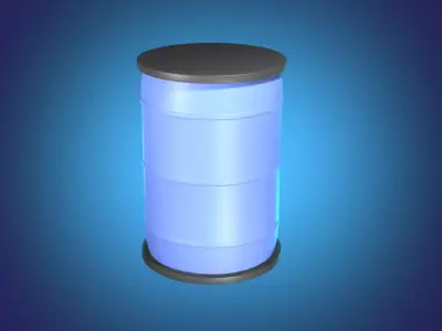 barrel - cylinder Free low-poly 3D model
