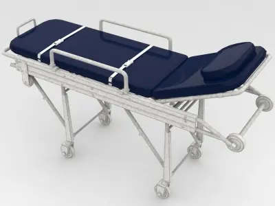 Stretcher medical 3D model