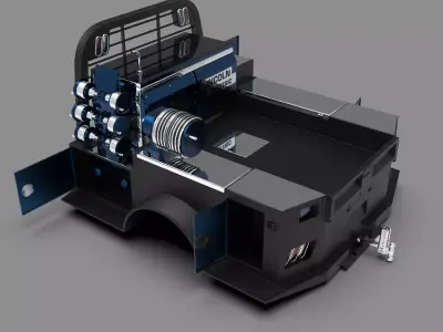 Welding Truck - Mobile Workstation for Heavy-Duty Jobs Low-poly 3D model