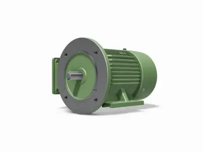 80 B35 Left IEC electric motor - 3D CAD model 3D model