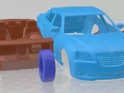 Lancia Thema 2013 Printable Car 3D print model