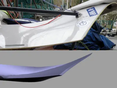 Foiled 49er Free 3D model