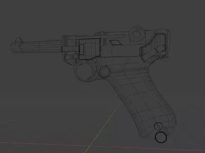 LUGER P08 3D model