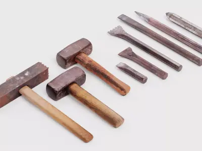 -Stonemasonry Set- 3D model