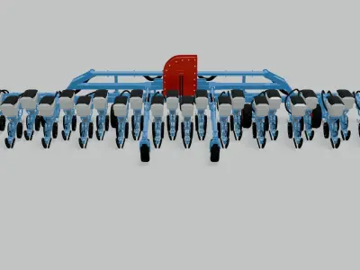 Seed Planter Low-poly 3D model