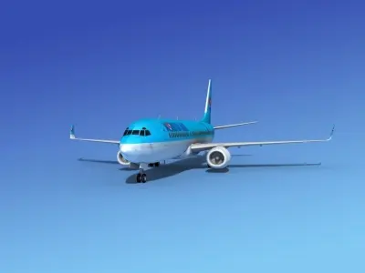 Boeing 737-800 Korean Air 3D model