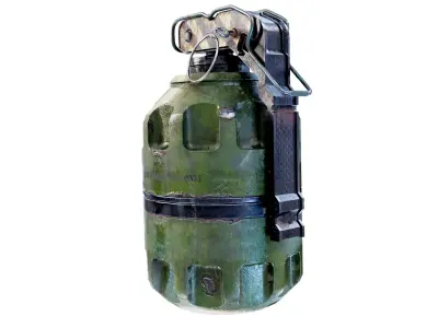 FRAGMENTATION GRENADE Low-poly 3D model