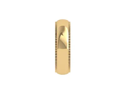 Wedding band 3D print model 8