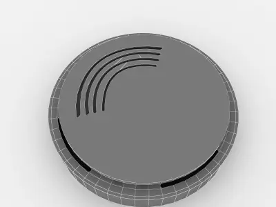 Smoke Detector 3D model buy