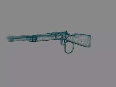 Gun 3D model purchase
