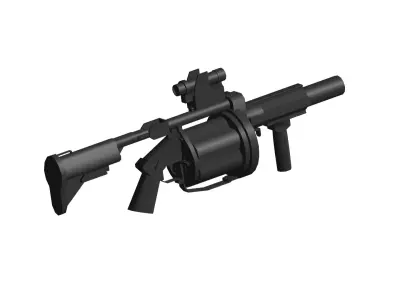 Granade Launcher 3D model