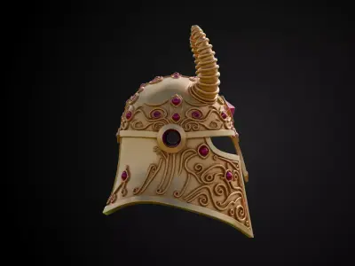 Stylized Persian Helmet - Shahs Glory 3D print model