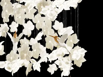 Chandelier Sagarti Ellea 90 3D model