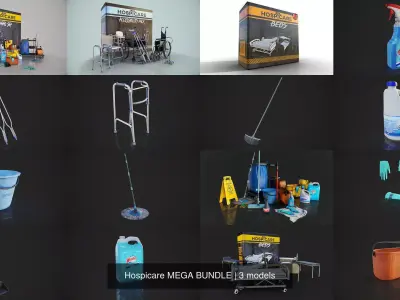 Hospicare MEGA BUNDLE 3D Model Pack