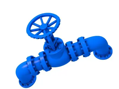 Industrial pipes - pipes  3D print model