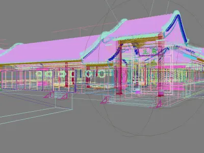 Chinese Style Architecture 3D model 64