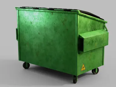 Trash Dumpster - Blender  3D model