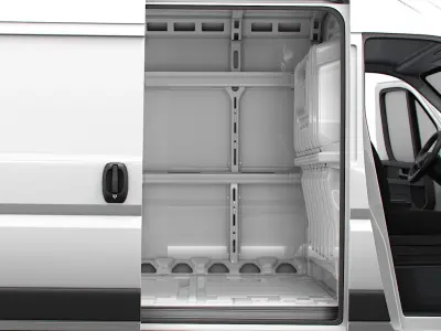 Peugeot e Boxer Van L2H2 HQ Interior 2025 3D model purchase