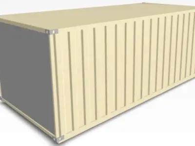 Shipping container 3d model Free 3D model purchase