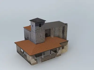 Hernialde Church Free 3D model
