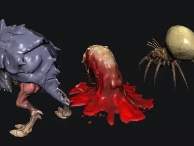 Creature 3D model 55