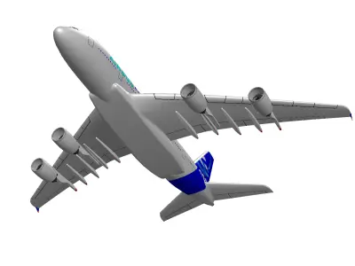 Airbus A380 3D print model