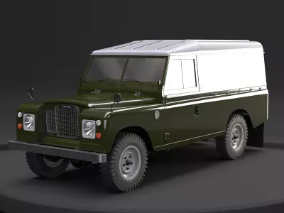 Land Rover Series III Van Long Wheel Base 3D model
