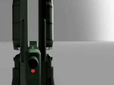 Sentry machine gun 2  3D model